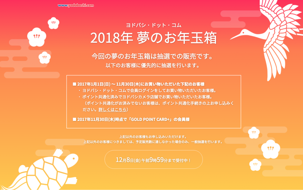 人気のヨドバシカメラ福袋 一眼レフデジカメの夢 の中身って何 18年は抽選式でチャンス到来 一眼フォト