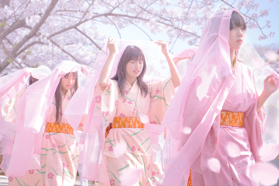 Photoshop】写真を合成して人物に背景や花びら・光をなじませて自然な