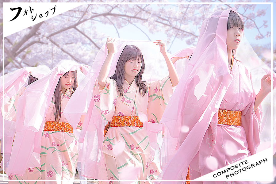 桜の背景合成サムネ
