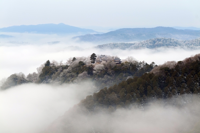 備中松山城の雲海
