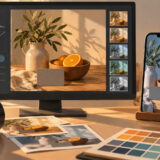 Lightroomで写真を書き出すと色が違う?確認する設定と表示環境の説明イメージ(AI生成)