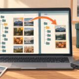 写真管理ソフトへ移行する前に確認することの説明イメージ（AI生成）